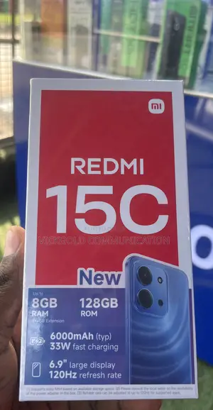 New Xiaomi Redmi 15C 4G 128 GB Black