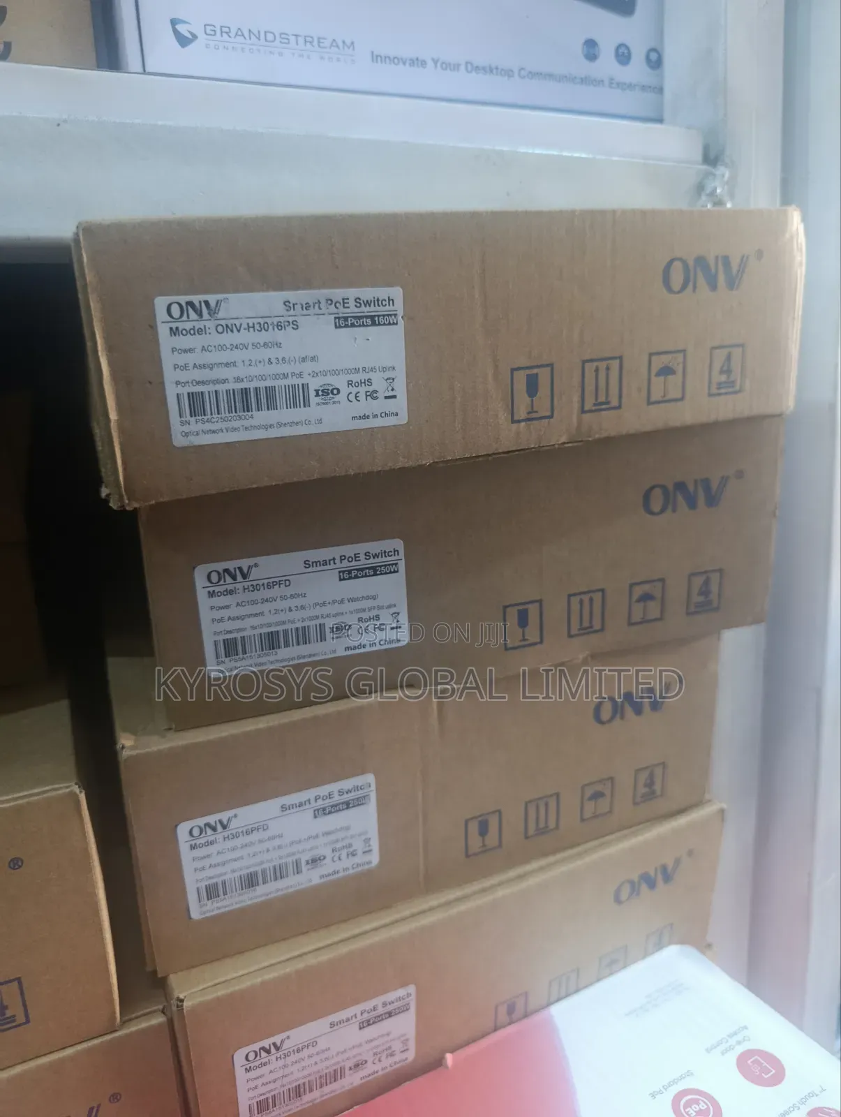 Onv 16port Gigabit Poe Switch