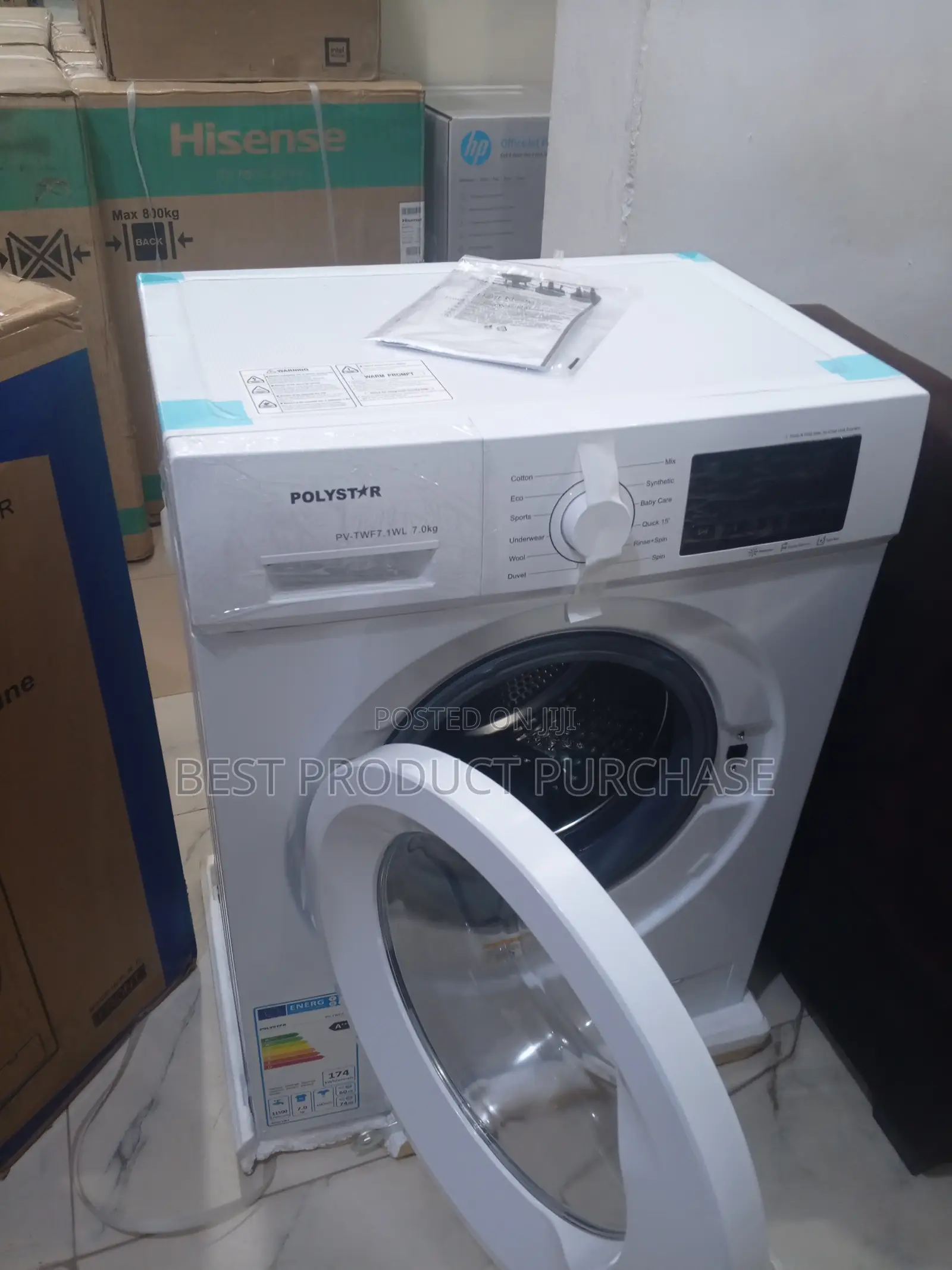 Pure White, Pure Clean: The Polystar 7kg Front Load Experience.