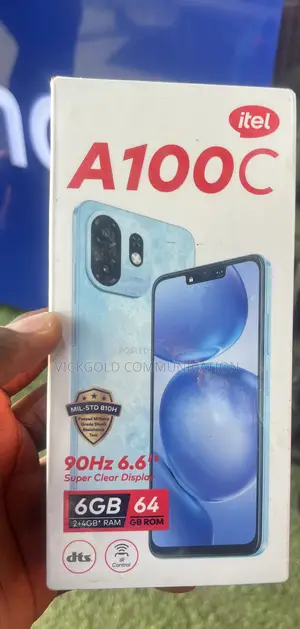 New Itel A100C 64 GB Black
