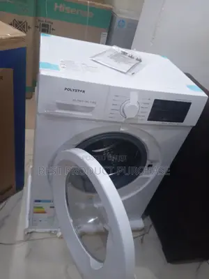 Polystar 7kg Front Load Washing Machine: The Ultimate White Appliance.