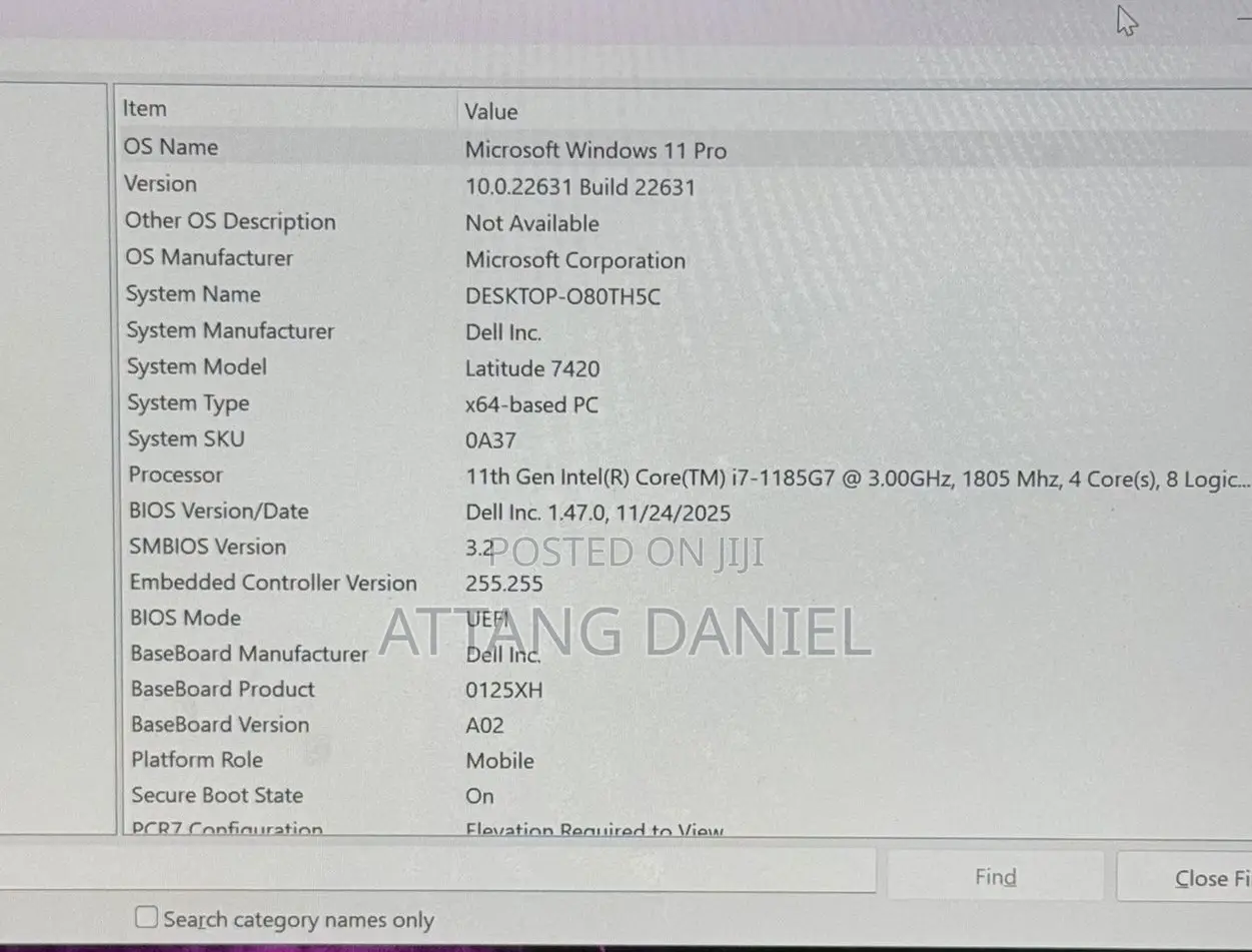 Laptop Dell Latitude 7420 32GB Intel Core I7 SSD 512GB