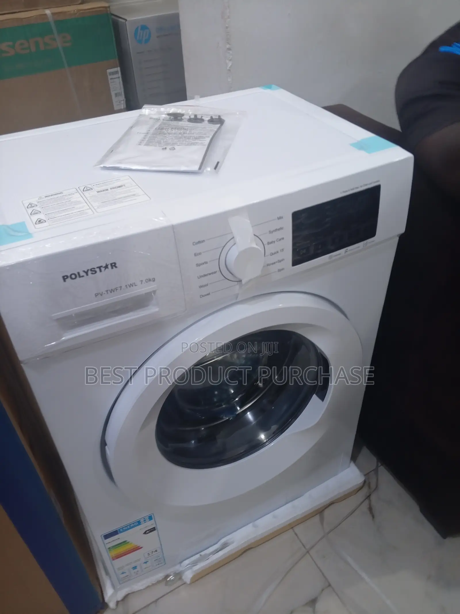 Your Laundry Space Needs the Polystar 7kg Front Loader.