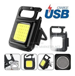 Rechargeable 5 in 1 Multi-Purpose Touch Light With Key Holder Opener
