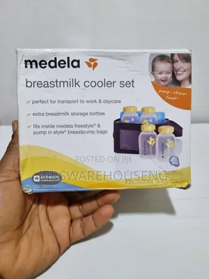Medela Breastmilk Cooler Set 150ml Bottles,Cooler and Ice Pack