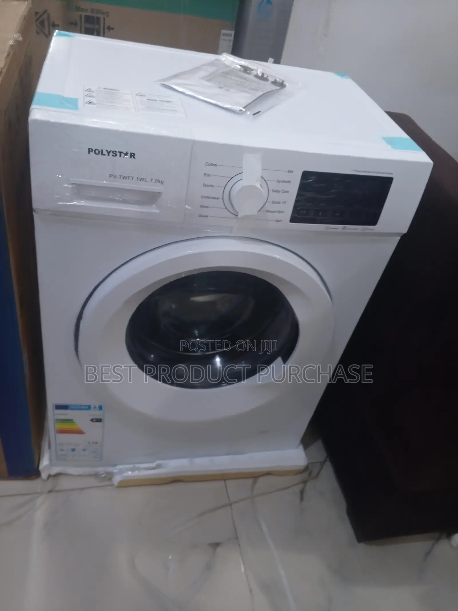 Total Satisfaction With the Polystar 7kg Front Load Machine.