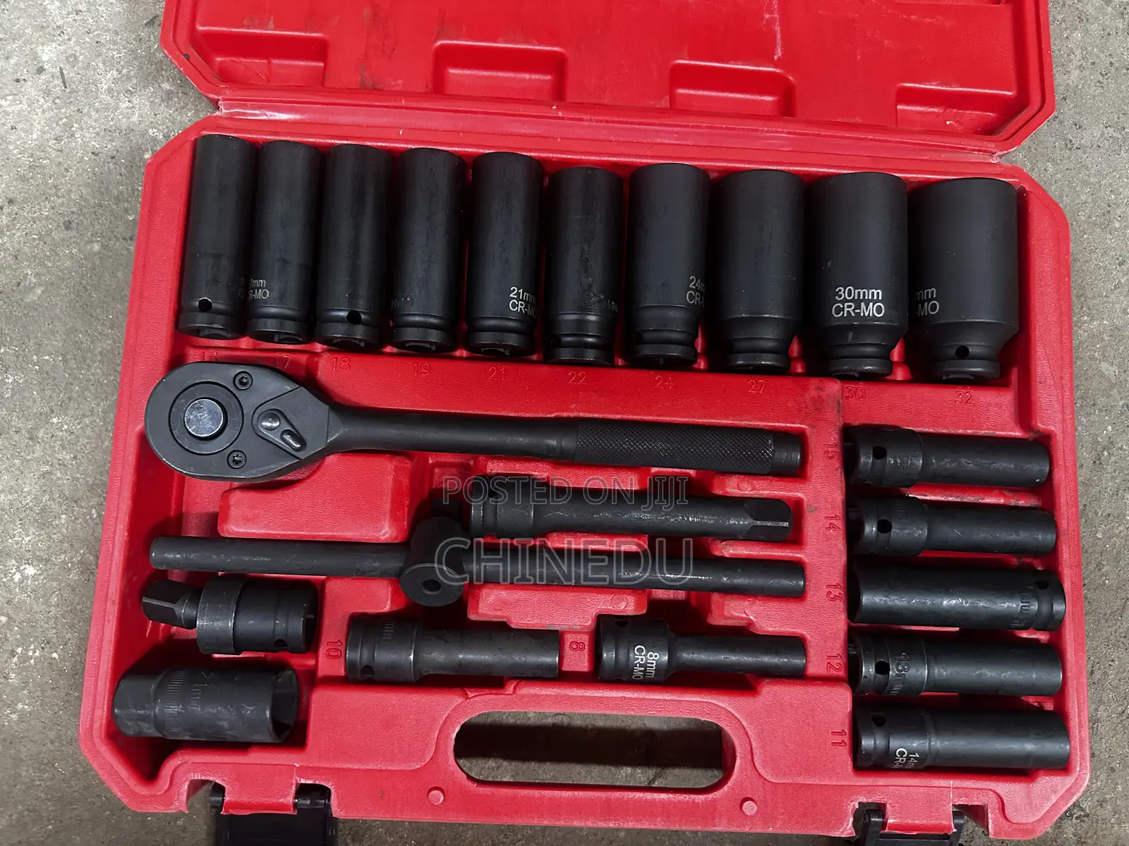 Socket Set Black 1/2” Drive