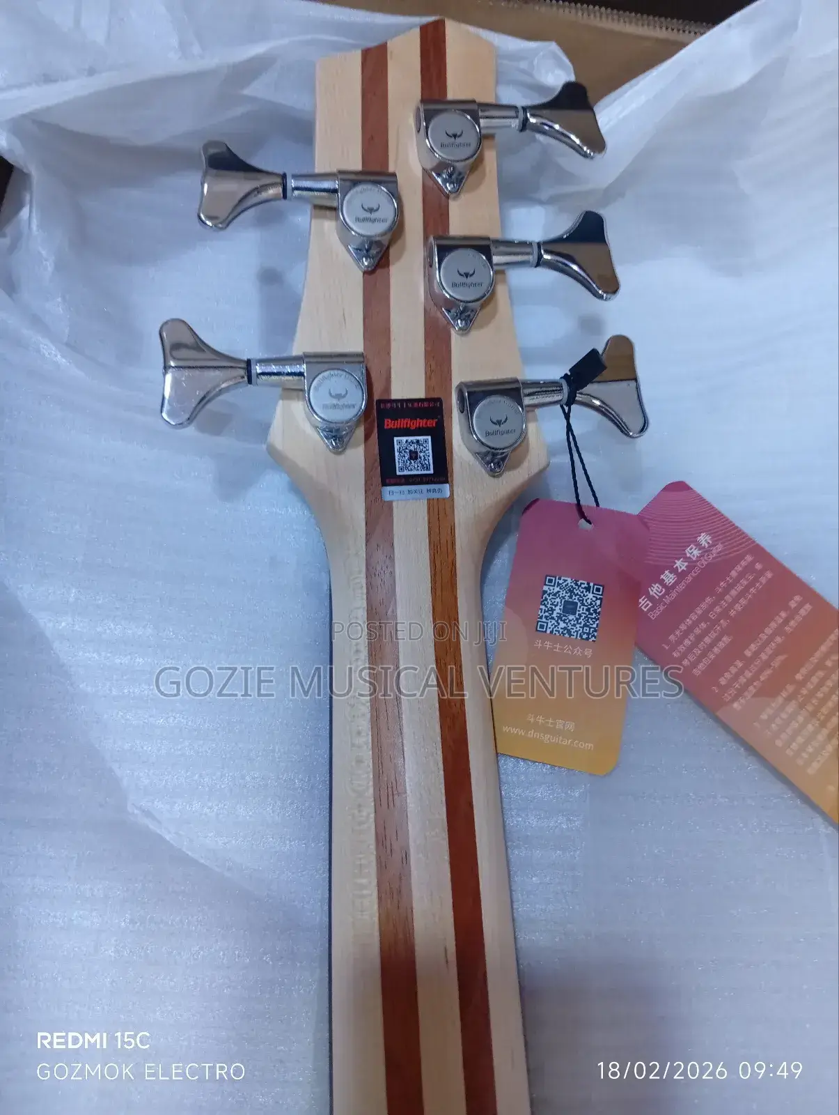 The Best Quality Bullfighter Five String Active Bass Guitar
