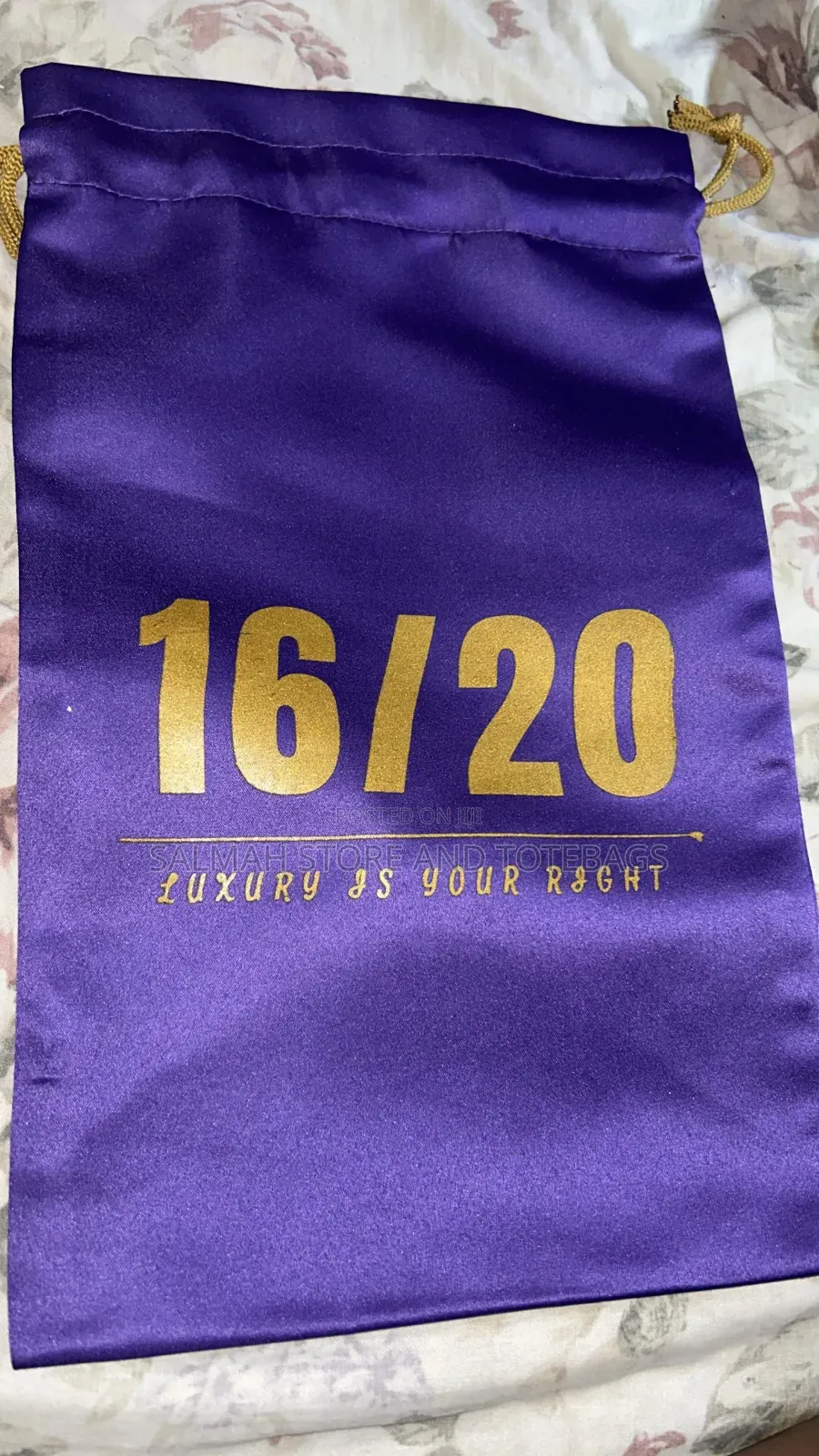 Drawstring Pouch for Packaging Wigs