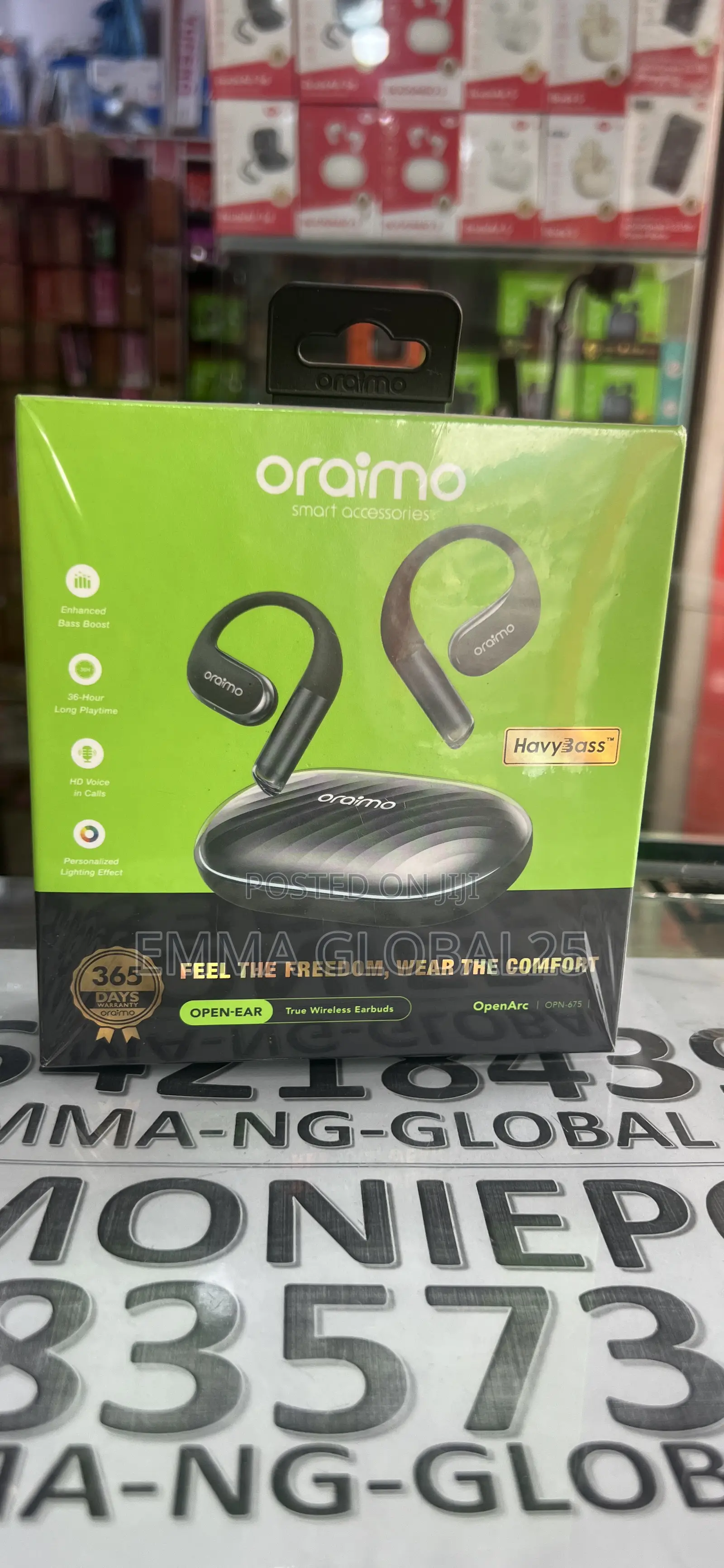 Brand New Oraimo Earbuds Openarc