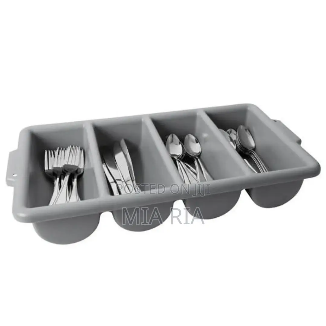 4compartment Quality Plastic Cutlery Tray