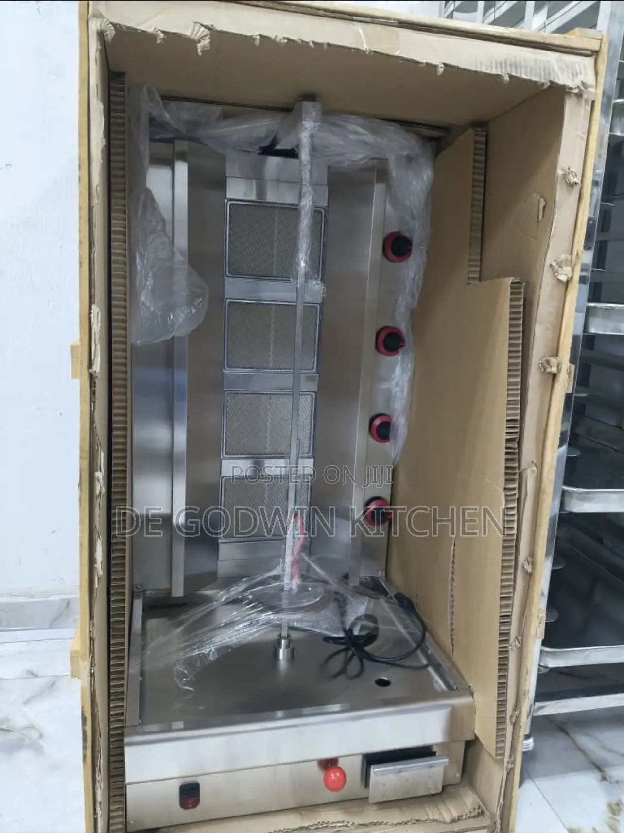 5 Burners Gas Shawarma Machine