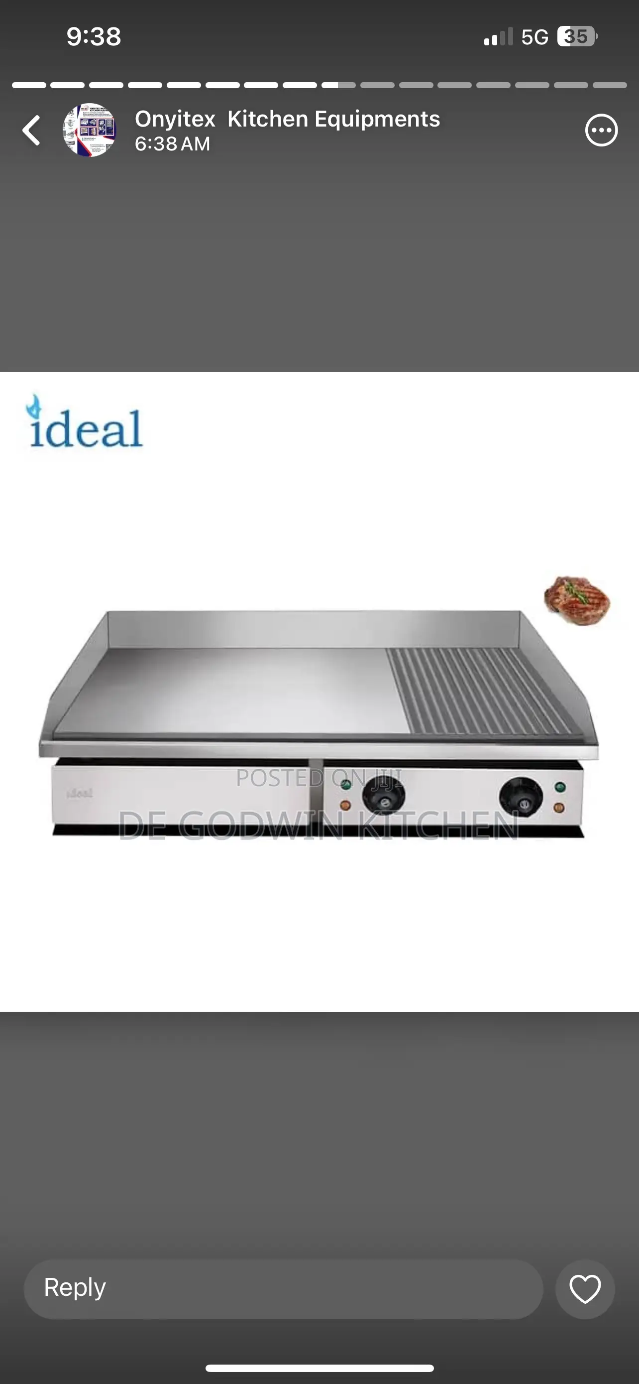 Electric Counter Top Griddle