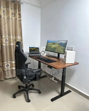 Adjustable Electric Desk And Chair Combo