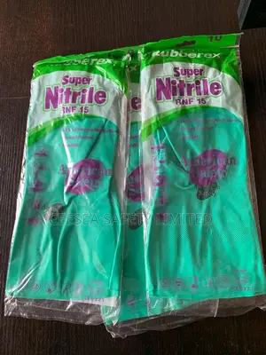 Super Nitrile Rnf-15 Chemical Resistant Gloves (Green)