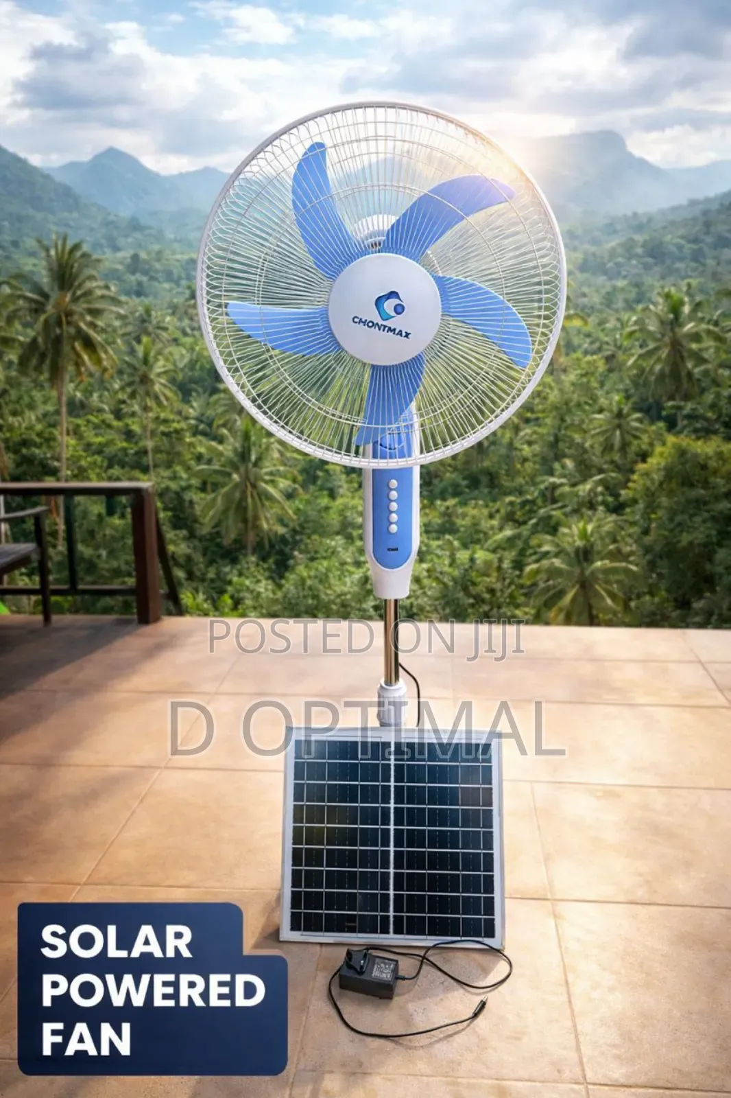 16 Inches Solar Powered Fan