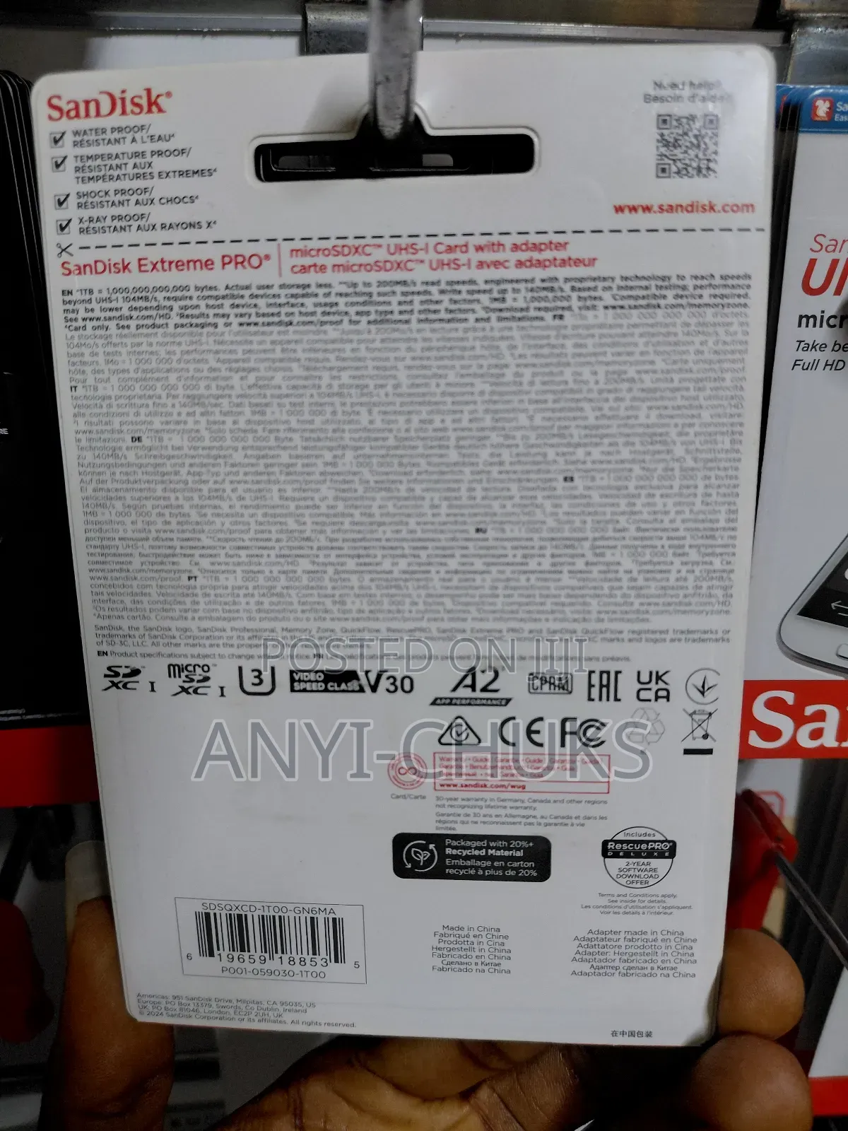 Sandisk Extreme Pro 1tb Microsdxc