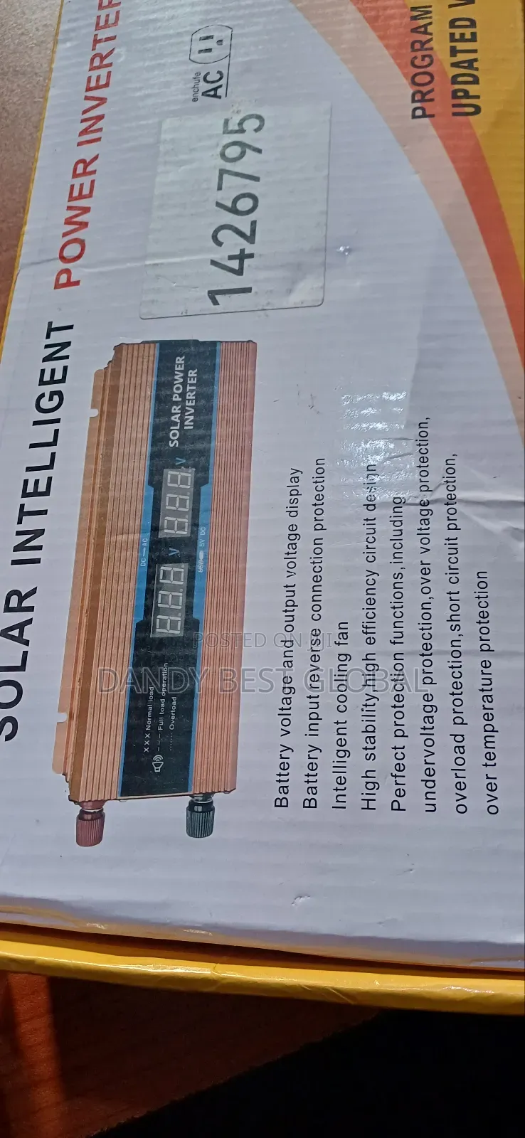 Solar Intelligent Power Inverter 2000w With Display