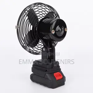 High Power Electric Fan Rechargeable Portable Camping Fan 2 Speed