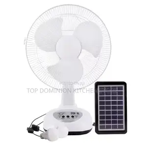 Solar Fan Ac/Dc Rechargeable Table Fan