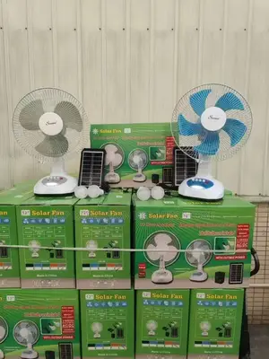 Solar Fan Ac/Dc Rechargeable Table Fan