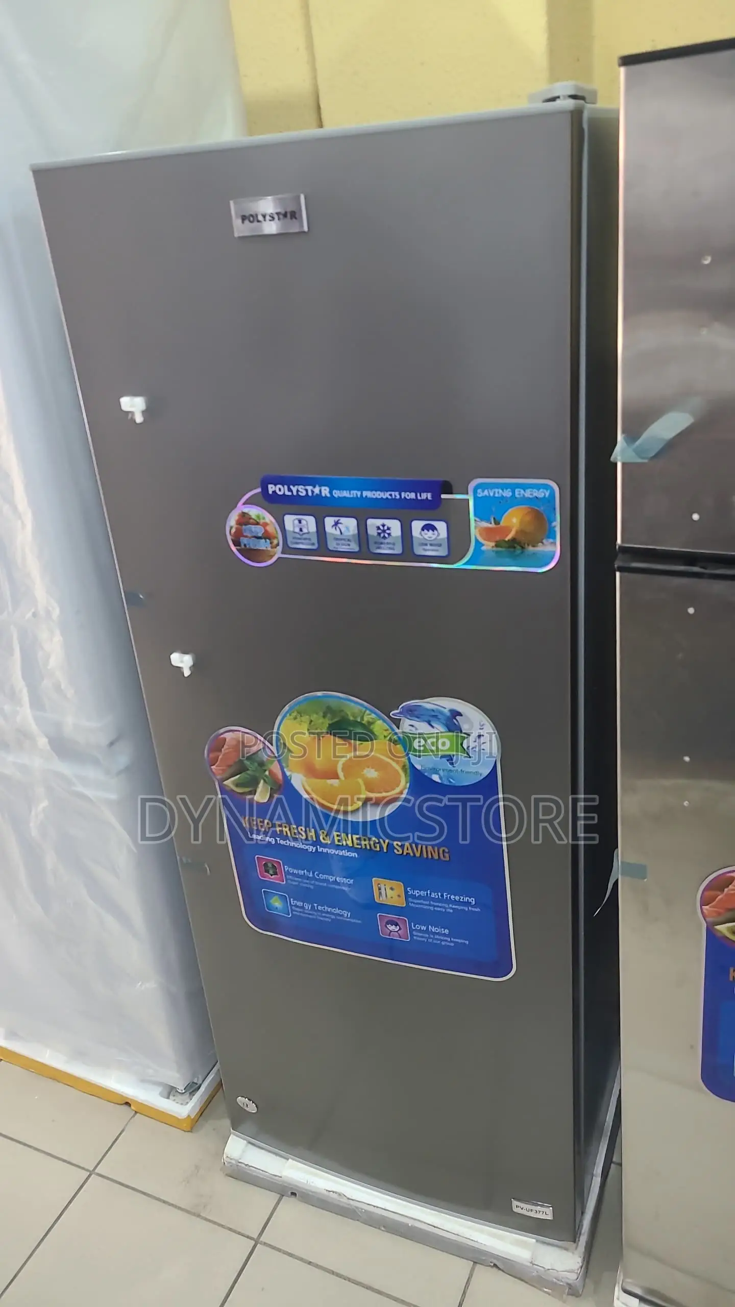 Polystar Standing Freezer Upright 7 Steps With Drawer
