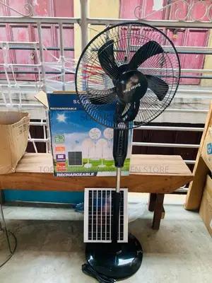 Rechargeable Quality Standing Solar Fan With Remote Control