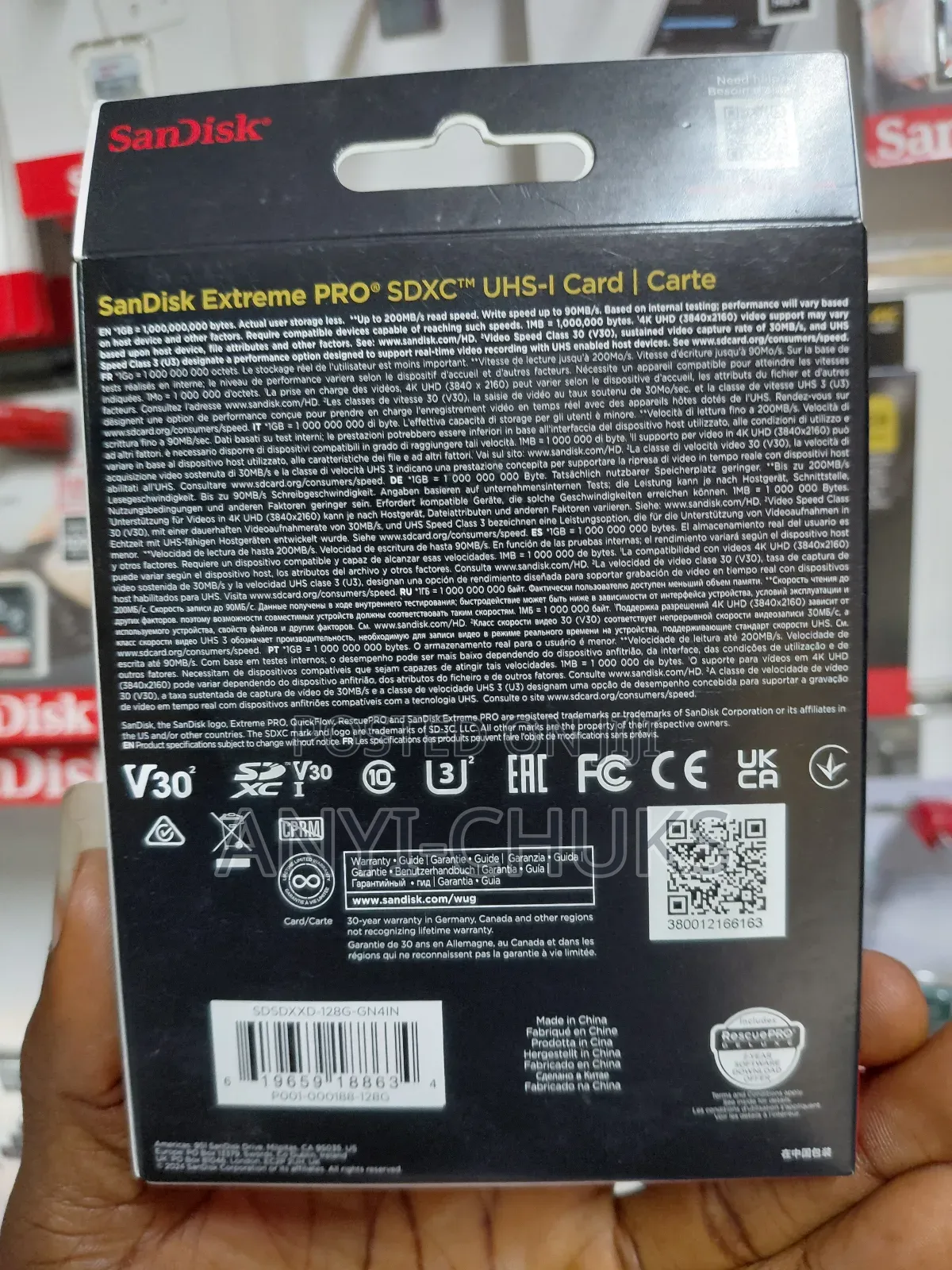 Sandisk Extreme Pro 128gb Sd Card