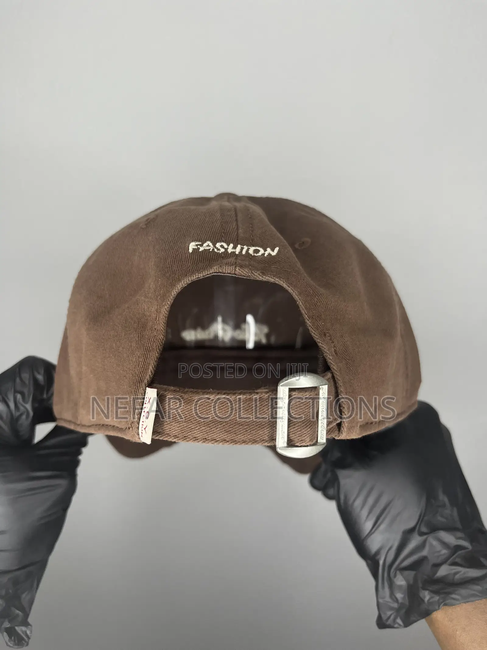 Designer Face Cap - Chocolate Brown