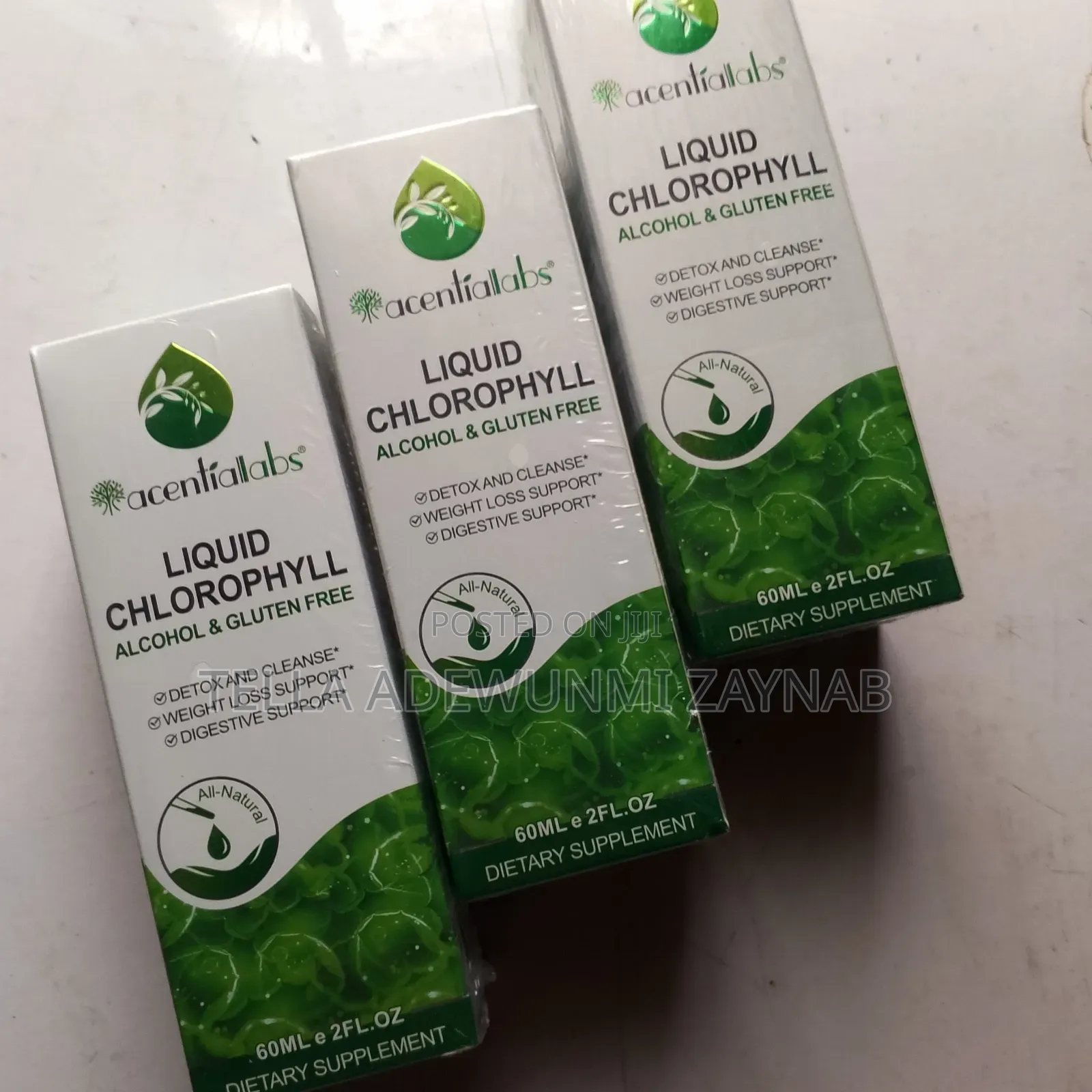 Liquid Chlorophyll - Alcohol Gluten Free - 60ml