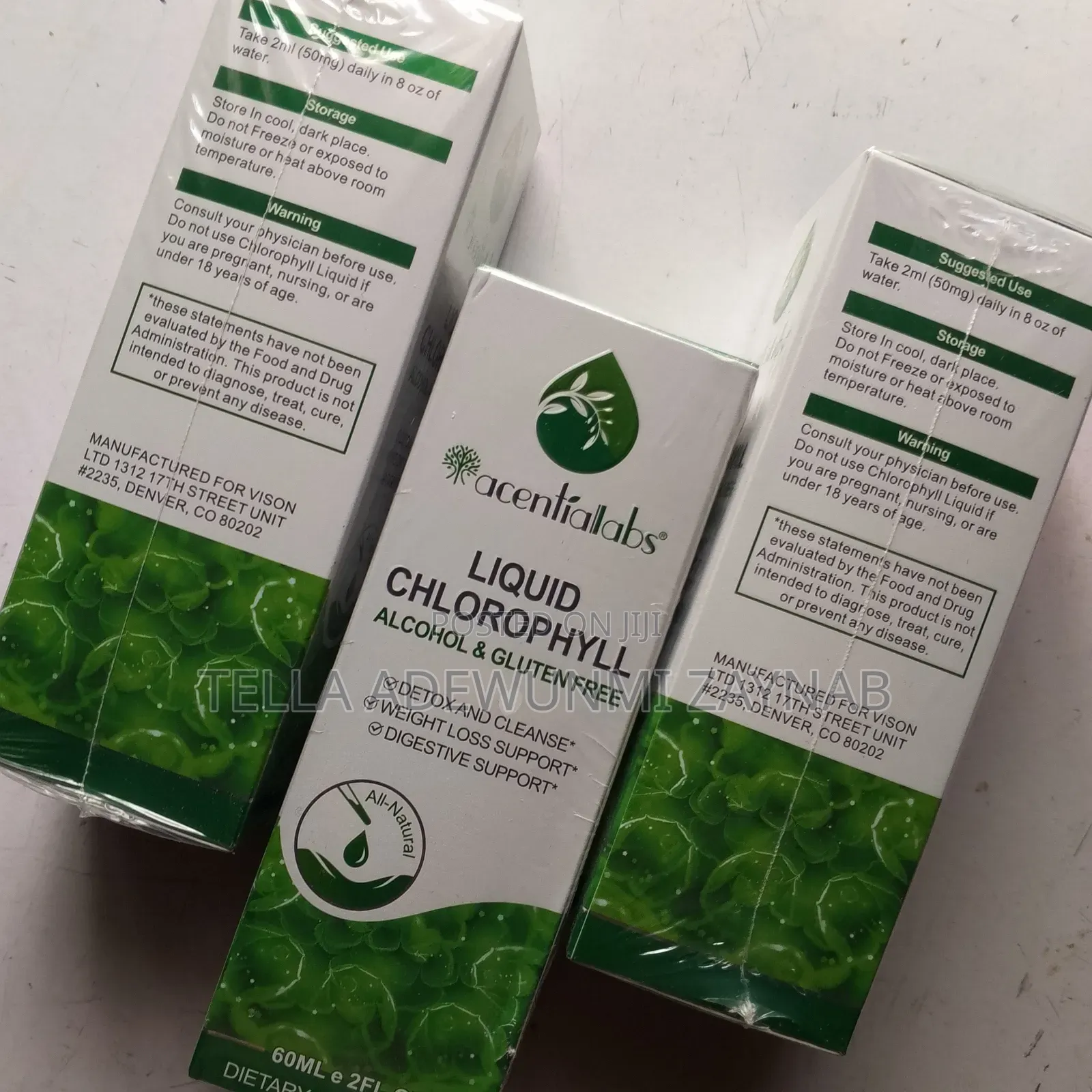 Liquid Chlorophyll - Alcohol Gluten Free - 60ml