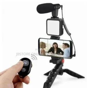 Professional Video Marking Vloging Kits Tripod Holder With Microphone