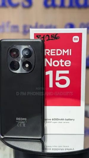 New Xiaomi Redmi Note 15 256 GB Black