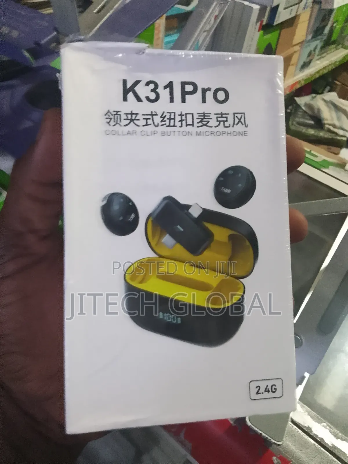  Pro Lavalier Wireless Microphone Noise Cancellation Long Batter