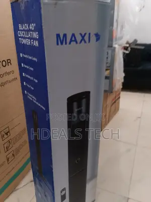 Brand New Maxi Tower Fan – Silent Energy Saving Air Cooler