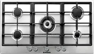 Hoover Stainless Gas Hob, 5 Burner