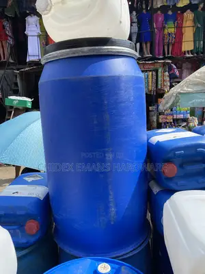 Blue Storage Drum