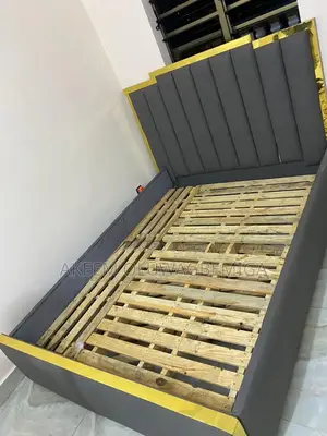 6by6 Quality Fabric Material Bed Frame