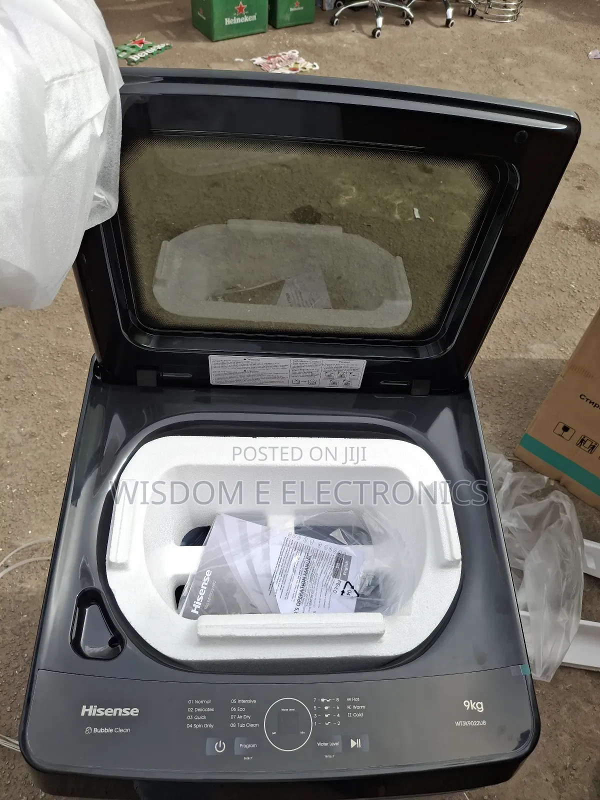 Hisense Washing Mechine Top Loader Automatic 9kg