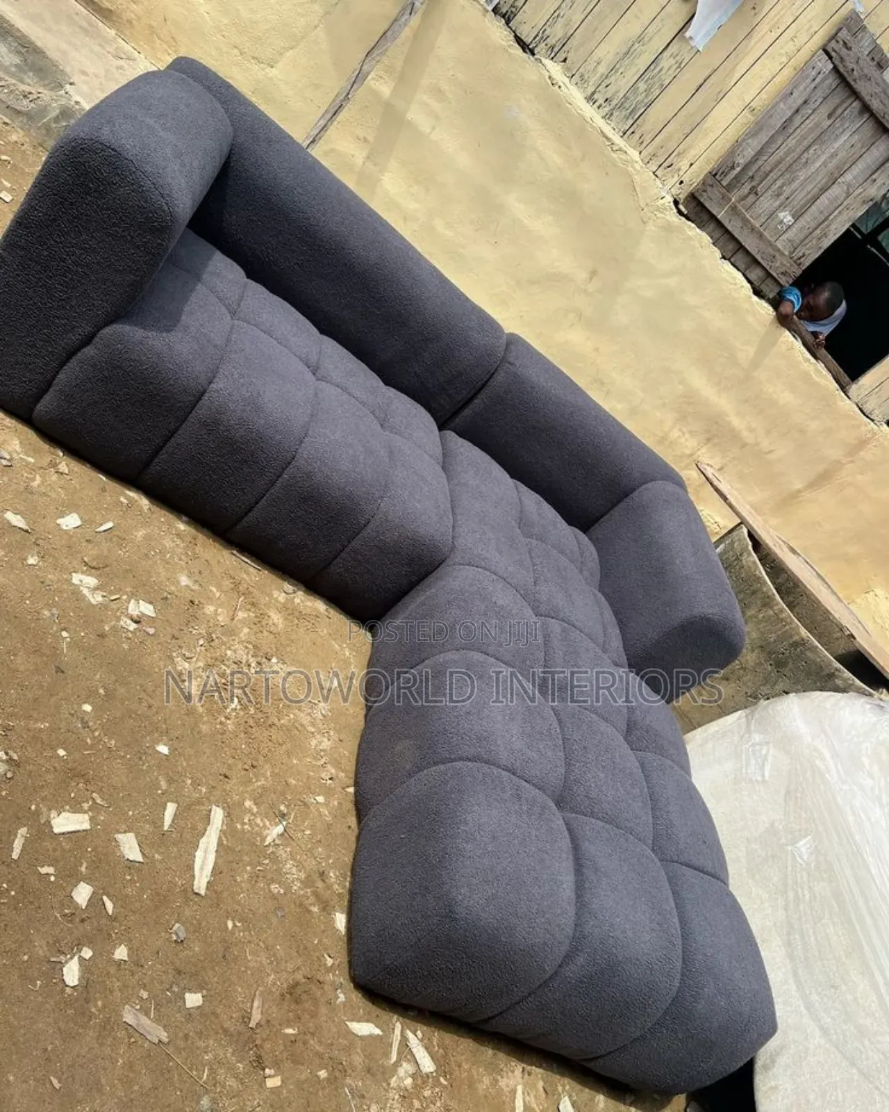 Classic Modern Bubble L Shape Sofa Chair
