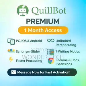 Quillbot Premium 1 Month | Paraphrase, Grammar Writing Assistant