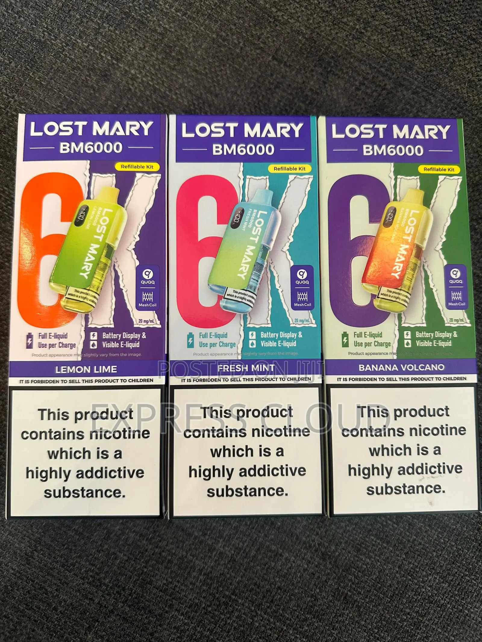 Lost Mary Bm6000 Refillable Vape - Multiple Flavours