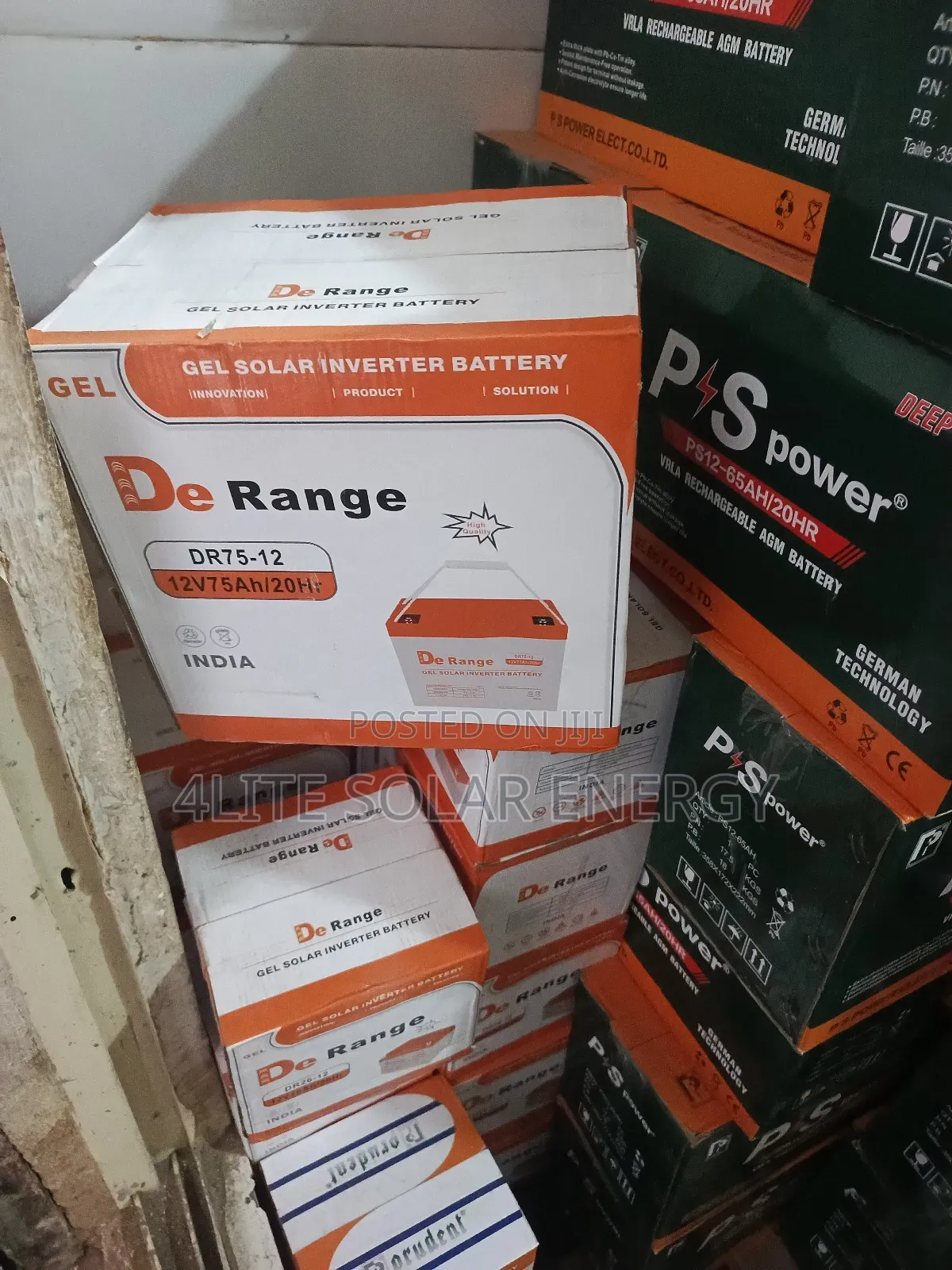 75ah 12v De-range Deep Cycle Battery