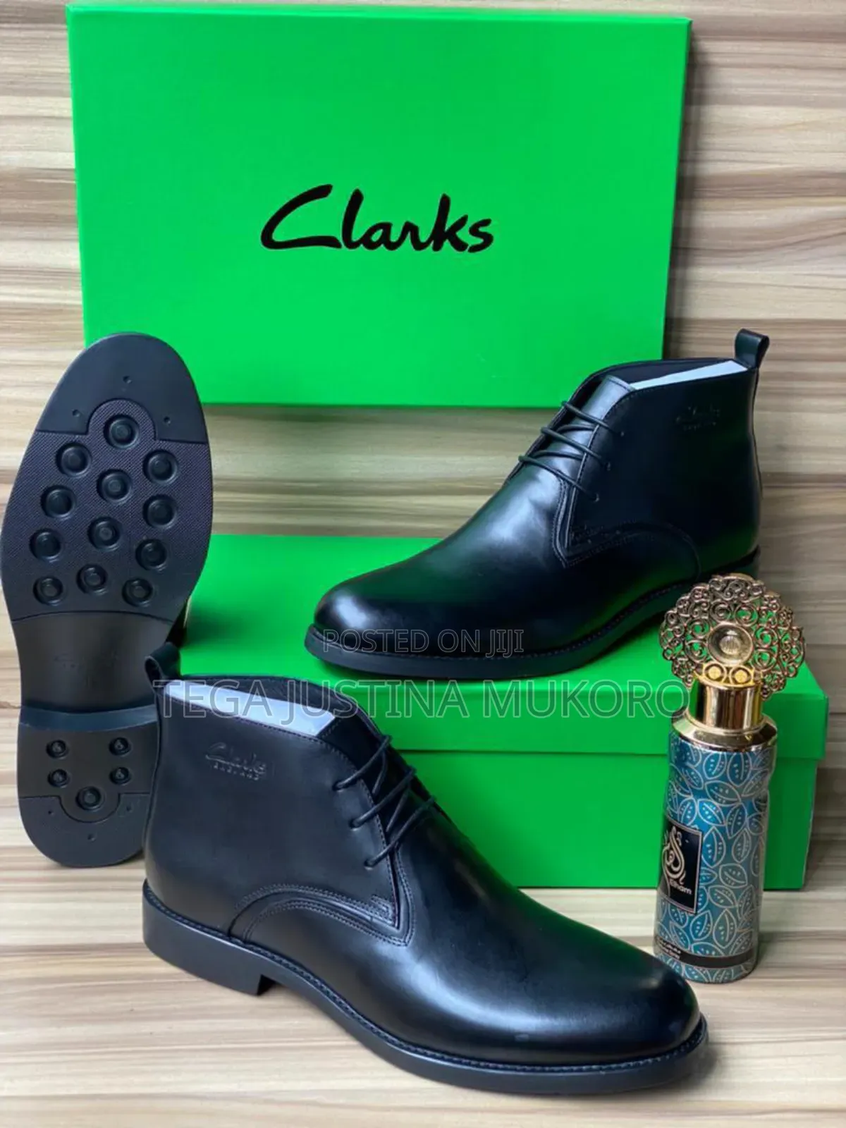 Pure Leather Clark's Men's Ankle Boots