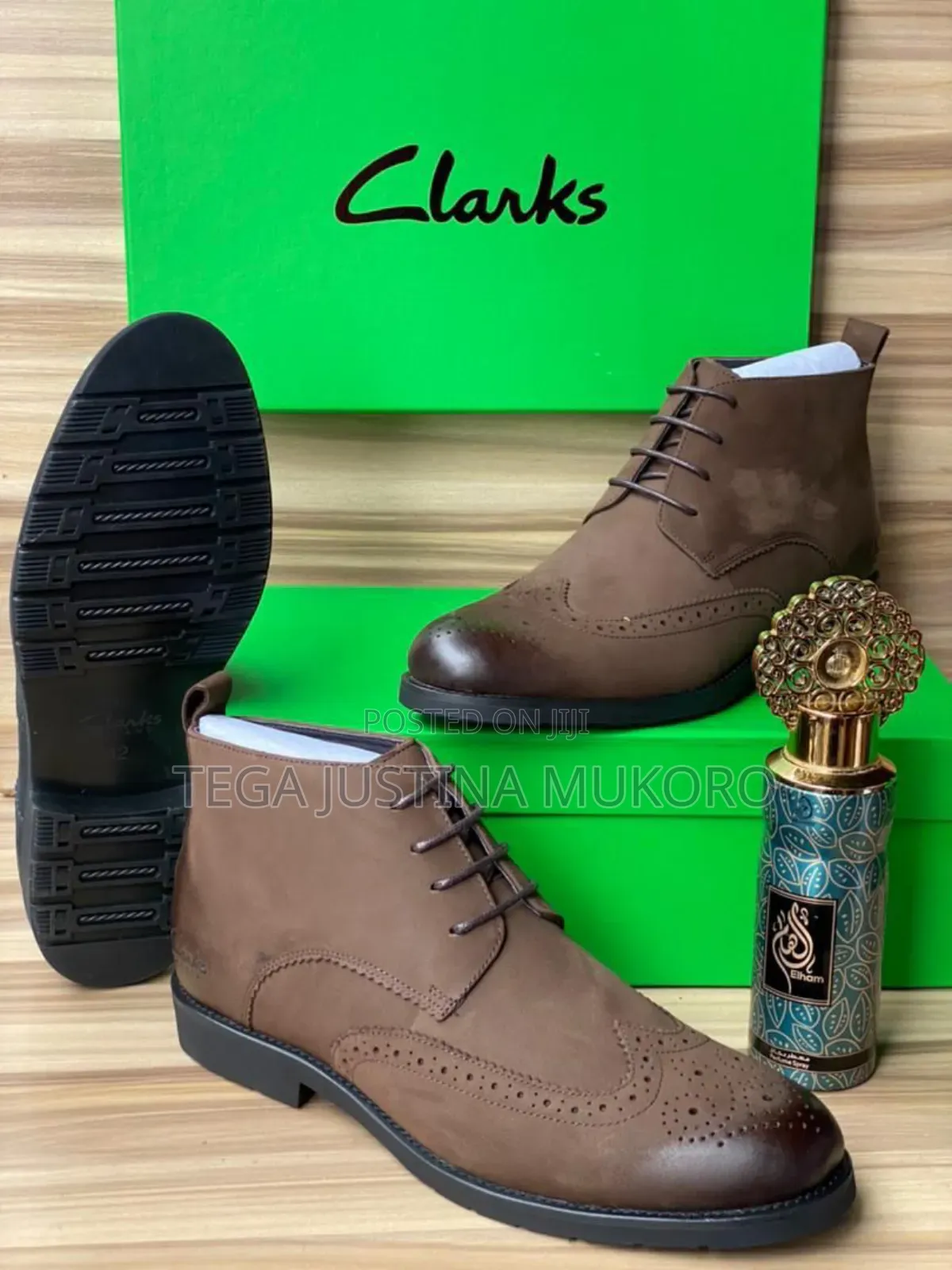Pure Leather Clark's Men's Ankle Boots
