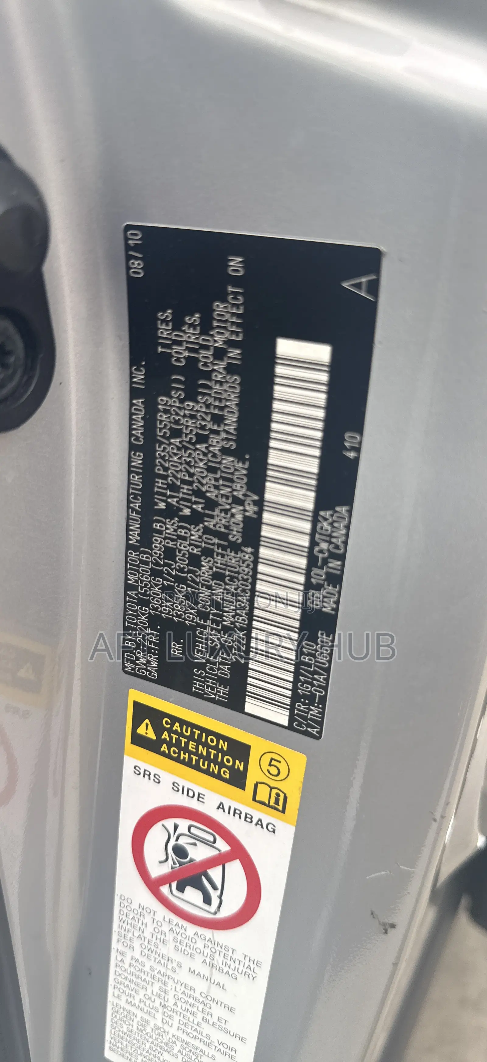 Lexus RX 350 2011 Silver