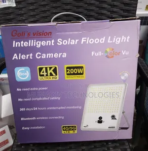 Goli's Vision Intelligent Solar Flood Light Alert Camera