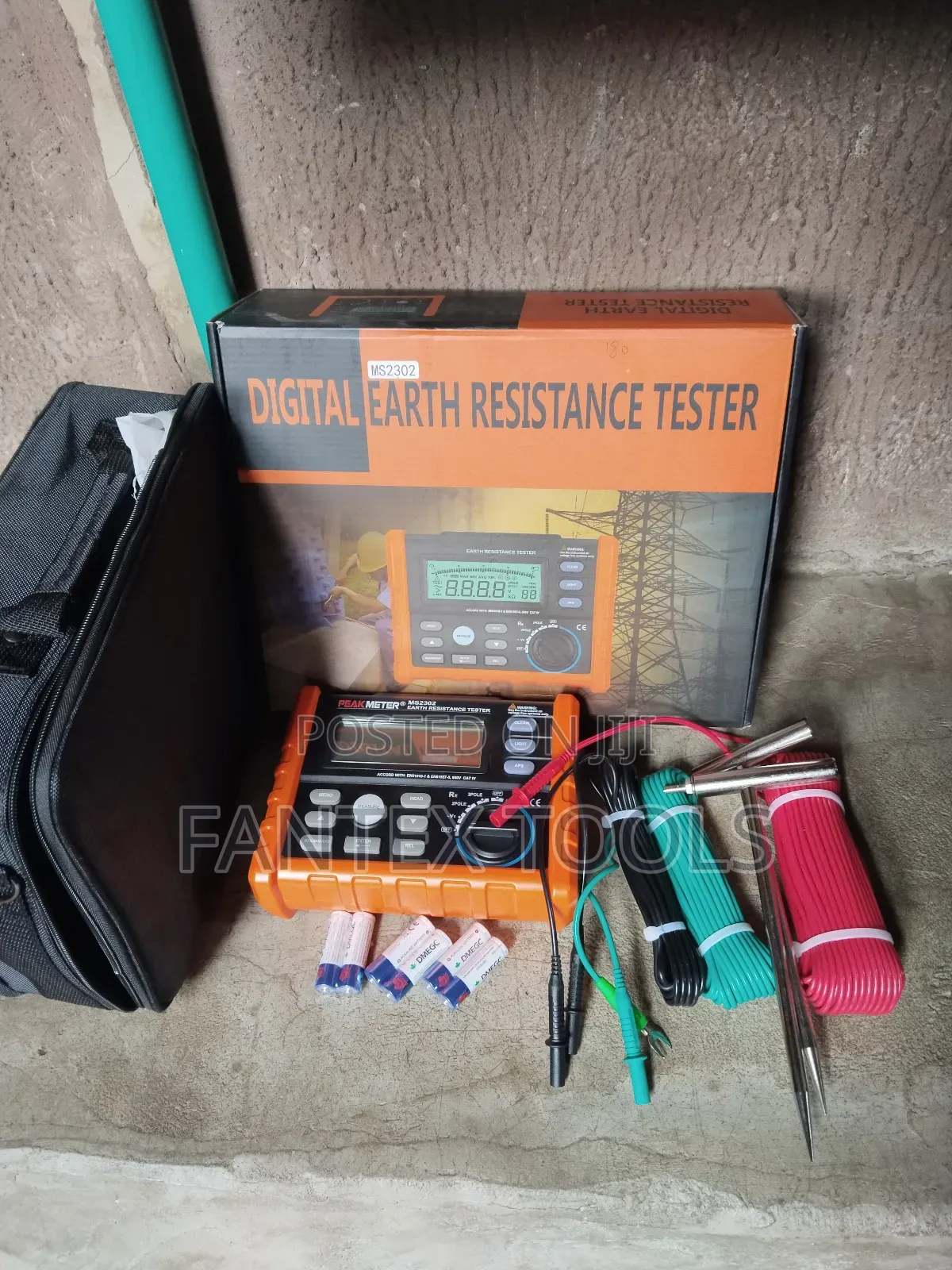Digital Earth Restance Tester