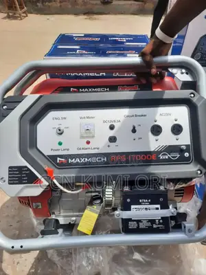 Maxmech 15kva Petrol Generator .Model Rfs17000e  Copper Coil