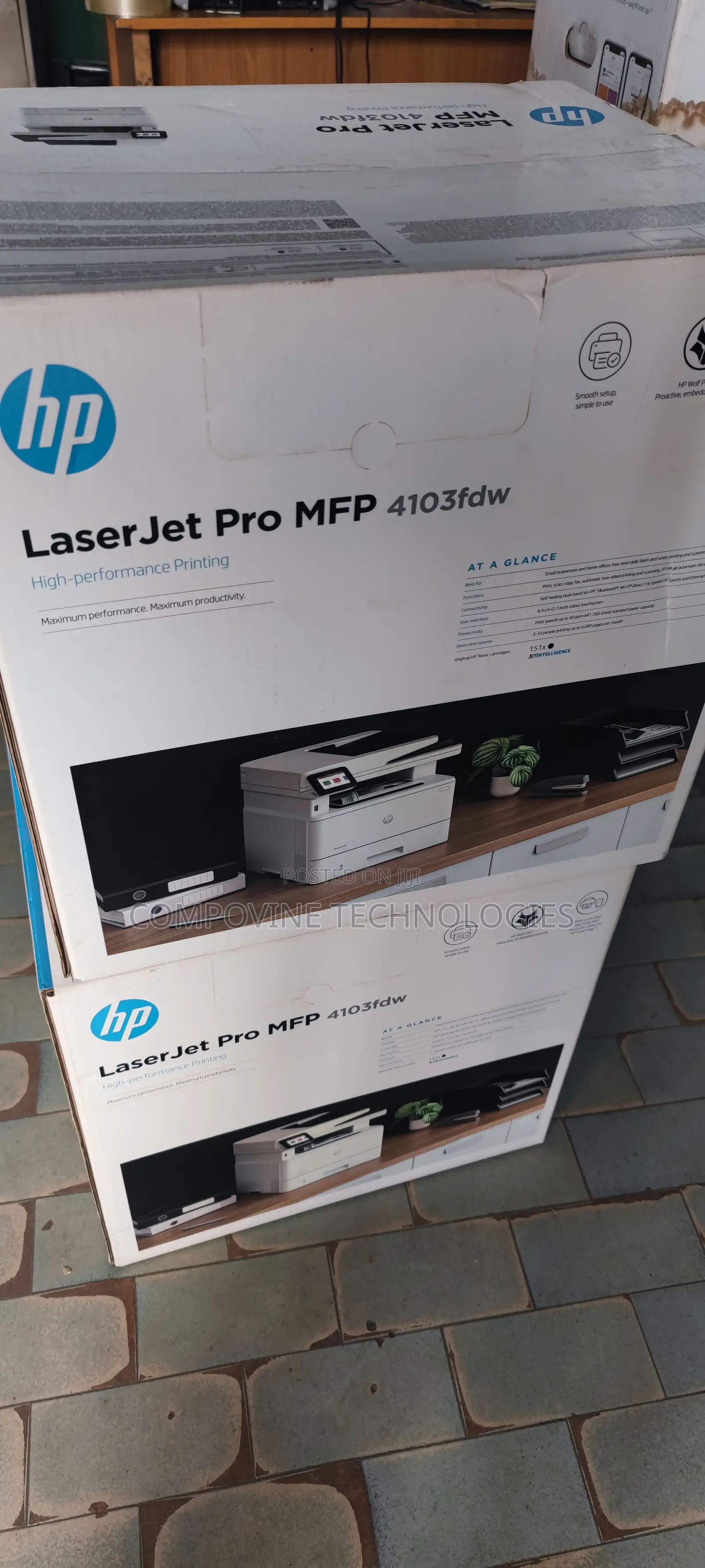Hp Laserjet Pro MFP 4103fdw Printer (2z629a)